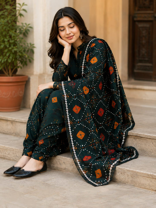 Emerald Bandhani