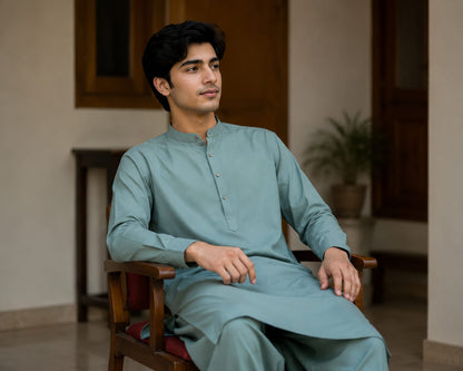 Royal Sage Boski Suit