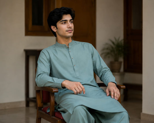 Royal Sage Boski Suit