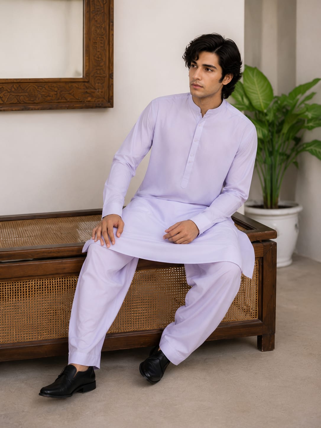 Royal Lavender Boski Suit