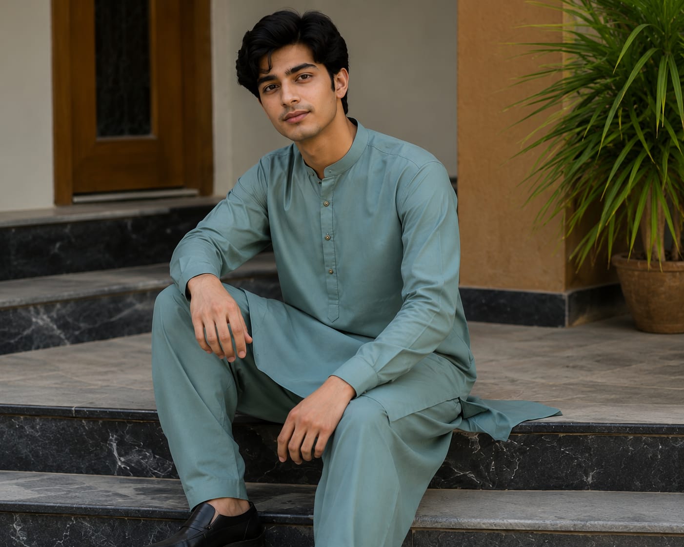 Royal Sage Boski Suit