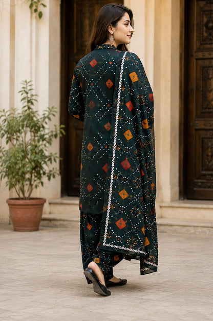 Emerald Bandhani