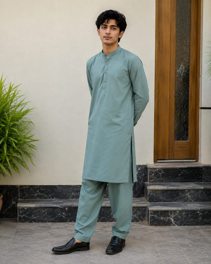 Royal Sage Boski Suit