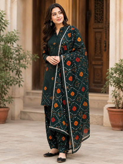 Emerald Bandhani