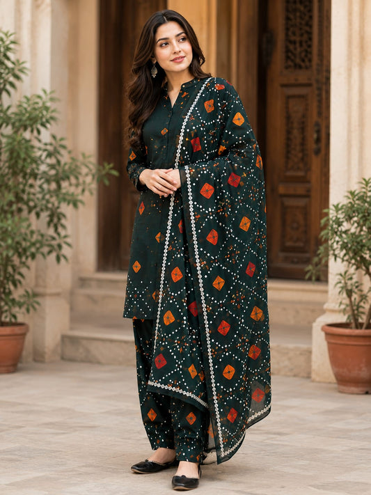 Emerald Bandhani