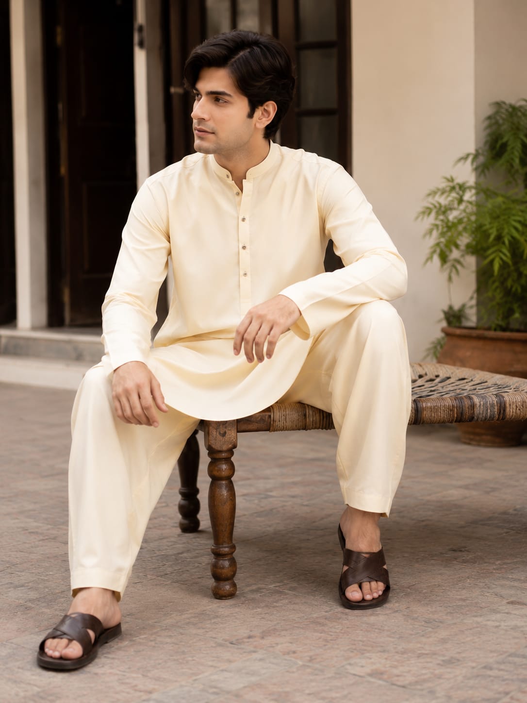 Classic Off-White Boski Suit
