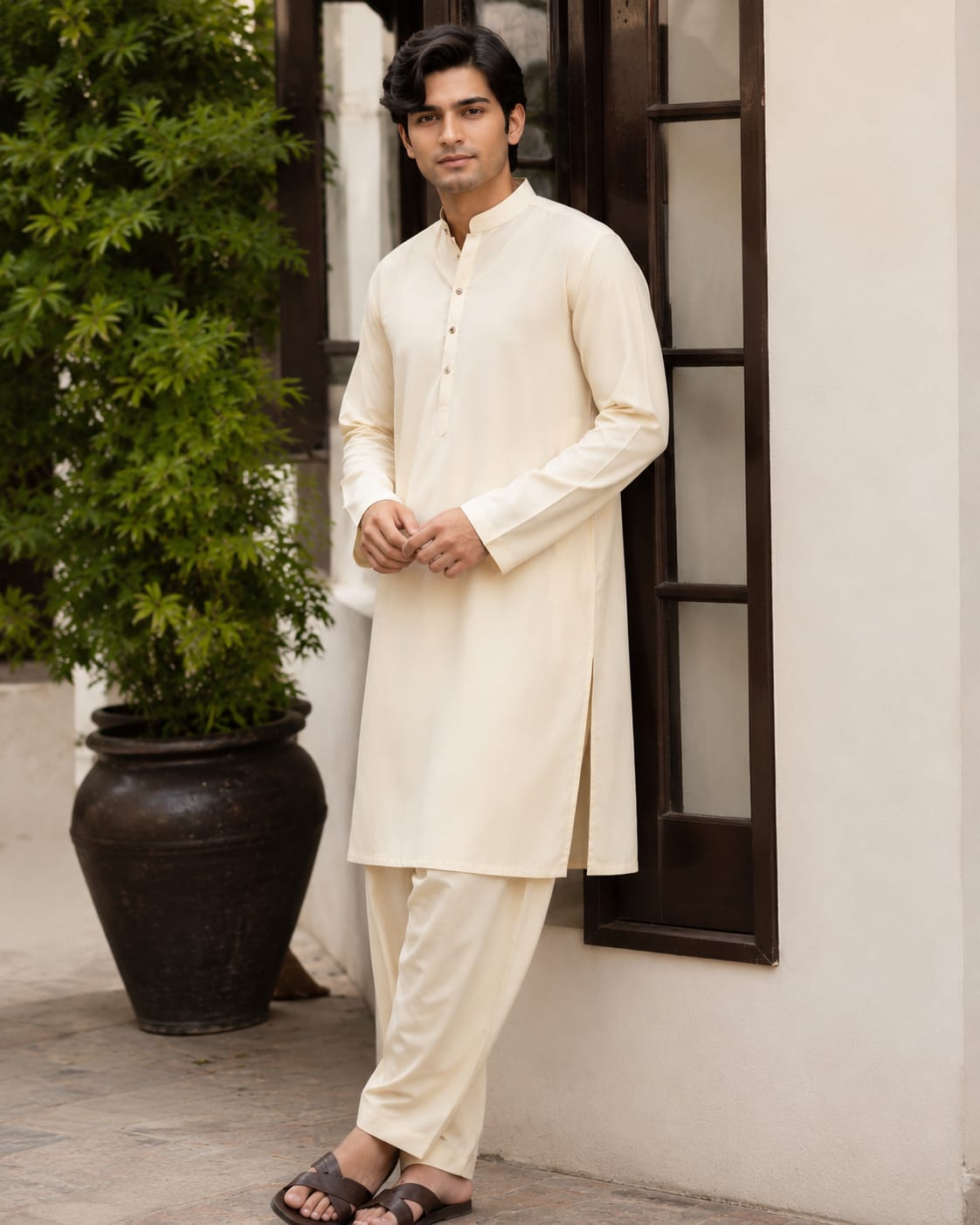 Classic Off-White Boski Suit